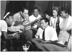 Duke Ellington, Cab Calloway and Sister Rosetta Tharpe.