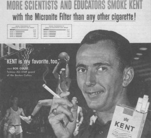 Cousy is so old school he marketed scientists, alongside scientists and educators.