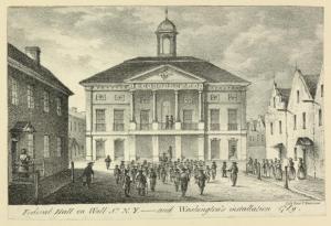 Federal Hall in New York City. (Courtesy of NY Public Library.)