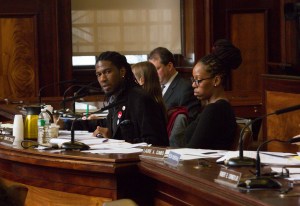 Council member Jumaane D. Williams chairs the oversight hearing on 421-a tax exemptions. [Image credit: William Alatriste/New York City Council]