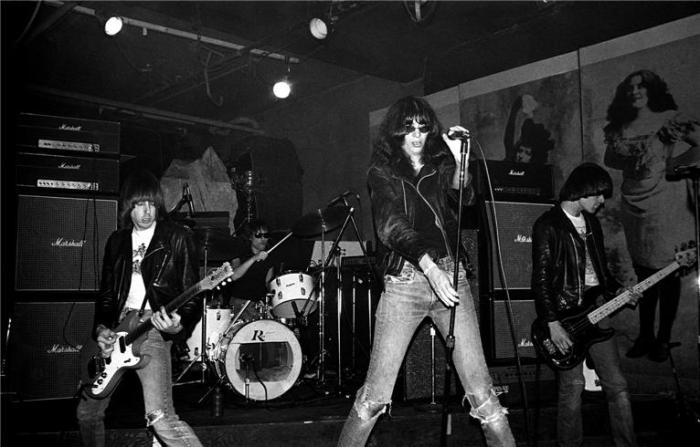 The Ramones at CBGBs. Photo courtesy of Gypsy Warrior. 