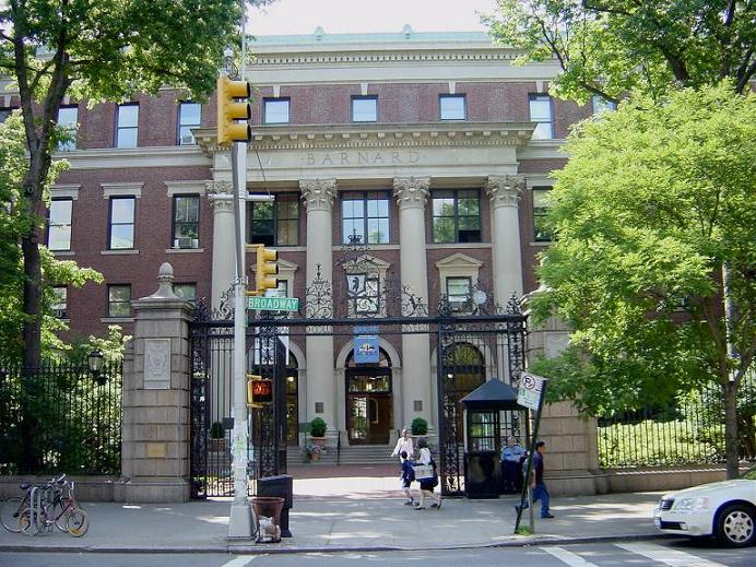 Barnard College campus today. 